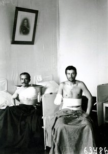 Soldados heridos en un hospital militar, San Petersburgo de Russian Photographer